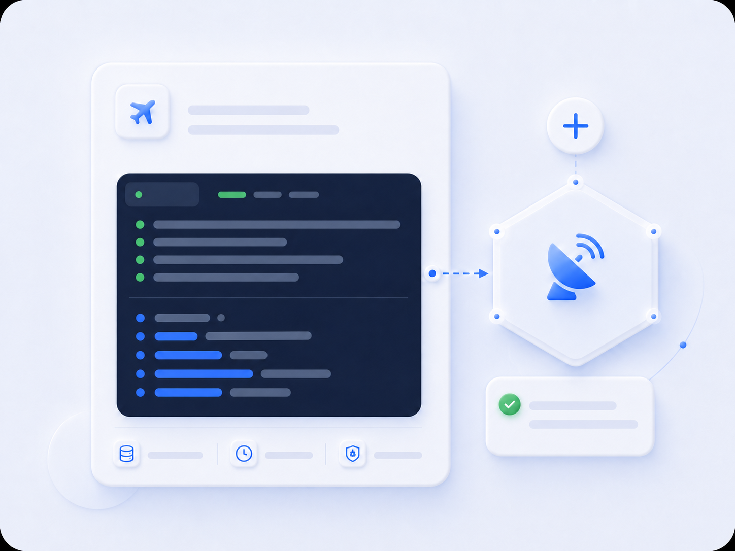 Aviation data API illustration